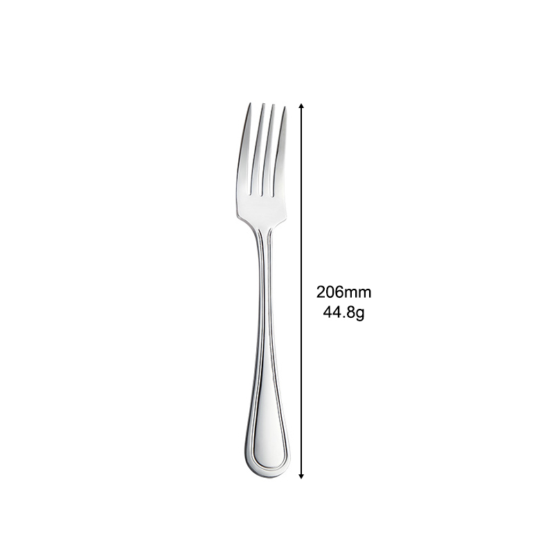 tenedor de plata