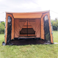 Tente de camping de tourisme OEM ODM Premium Overland à montage rapide en 30 secondes, robuste, 4 saisons, 4-5 personnes, cadre en aluminium, toile T/C