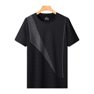 RNSHANGER noir séchage rapide Sport t-shirt pour hommes été décontracté à manches courtes surdimensionné <span class=keywords><strong>3XL</strong></span> haut t-shirts GYM respirant <span class=keywords><strong>homme</strong></span> t-shirt - Product Image 1
