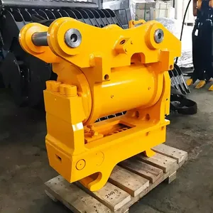 Attache rapide hydraulique MS01 03 08 avec rotation à 180 degrés pour mini-excavatrice de 2-3 tonnes, diamètre de goupille de 80 mm - Product Image 3