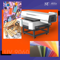 MT MTuTech printer UV Flatbed Inkjet 9060 digunakan untuk botol casing ponsel dan berbagai barang promosi