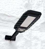 Lampe solaire murale à détecteur de mouvement COB SMD LED avec télécommande, indice de protection IP44, température de couleur variable 3500K-7000K pour jardin/cour