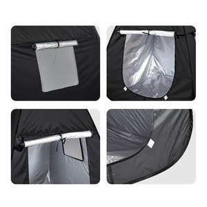 Tente sensorielle en nylon noir pour intérieur et extérieur, zone pour enfants de 2 ans et plus, unisexe, pliable et portable - Product Image 4