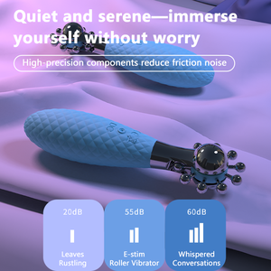 Mini Vibratore a Rullo con Shock Elettrico e Piacere Anestetizzante per Donne, Punto G, Ricaricabile USB, Impermeabile IPx6 - Product Image 6