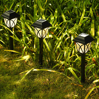Nouvelle Lampe Solaire LED Extérieure pour Jardin, Villa, Pelouse, Éclairage Paysager Étanche Style Chinois