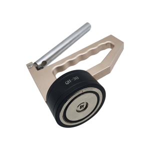 Elevador magnético resistente de una mano de 30kg/60kg, fuerte imán permanente de neodimio para uso industrial, placas de acero, mano Industrial - Product Image 5