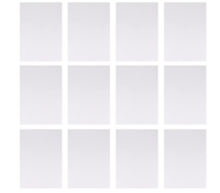Feuilles de papier anti-adhésif vierges en silicone pour ruban washi double face A4/A5 120g réutilisables