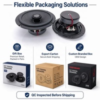 Alto-falante Coaxial Automotivo de 6.5 polegadas 50W 4Ohm 88dB Cone de Ferro Tweeter de 25mm Áudio Automotivo Profissional IATF16949 OEM Personalizado 500+ Pares