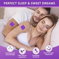 Patchs de sommeil en tissu non tissé multivitaminés les plus populaires, certifiés CE, 3x3 cm, améliorent la qualité du sommeil, soins de santé