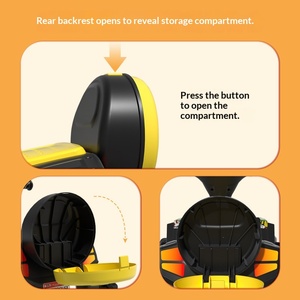 Motocicleta Eléctrica de Plástico para Niños, Cuatrimoto Todoterreno, Vehículo de Playa para Niños y Niñas de <span class=keywords><strong>0</strong></span> a <span class=keywords><strong>1</strong></span> Año, Asiento para Conductor, Funciona con Batería - Product Image 4