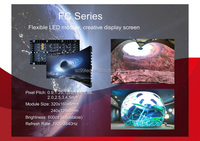 Écran LED souple flexible, panneau d'affichage incurvé pour centre commercial, exposition, publicité LED, mur vidéo de marque, design 3D personnalisé