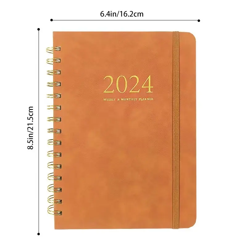 2024 Week Plan This Amazon Coil Book Schedule This Leather Face Weekly Calendar This English Diary A5 Notebook