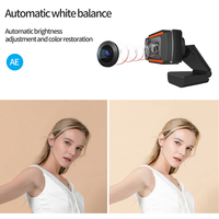 Webcam USB PC Laptop Komputer Video Full HD 480P 720P 1080P dengan Mikrofon