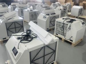Deshumidificador de Techo con Carcasa Metálica y Compresor, Tipo Refrigerante, para Cultivo de Cáñamo en Interiores - Product Image 1