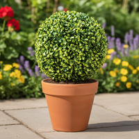 Boule de gazon artificiel en buis pas cher, boule de plante décorative pour jardin extérieur, boule de topiaire artificielle pour patio, mariage, décoration intérieure