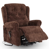 Fauteuil inclinable électrique à double moteur, inclinaison totale, idéal pour personnes âgées - Offre Spéciale