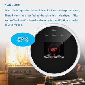 Graffiti Wifi Home <span class=keywords><strong>Gas</strong></span> báo động nhà bếp <span class=keywords><strong>gas</strong></span> rò rỉ Detector Van điện từ dễ cháy <span class=keywords><strong>gas</strong></span> báo động - Product Image 5