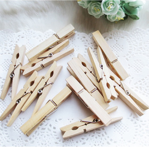 Mini pinces <span class=keywords><strong>à</strong></span> <span class=keywords><strong>linge</strong></span> en bambou, multifonctions, 12 pièces, pour la maison, vente en gros - Product Image 4
