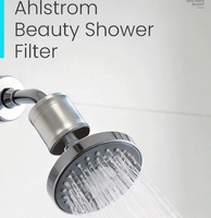 Nouvelle tête de douche filtrante en alliage d'aluminium avec charbon actif, 8 étapes de filtration, élimine le chlore pour une peau et des cheveux sains