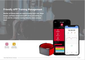 Intelligente Armbänder HRV Bluts auer stoff temperatur sensor Fitness Tracker CL837 Herzfrequenz messer Armband <span class=keywords><strong>Sport</strong></span>-und Fitness produkte - Product Image 6