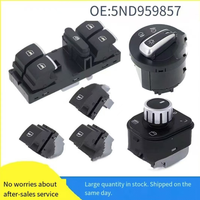 5ND959857 5ND959855 Compatible avec Golf 6 Volkswagen Tiguan Accessoire de voiture Interrupteur de lève-vitre Golf 5 Accessoires Golf Golf 7