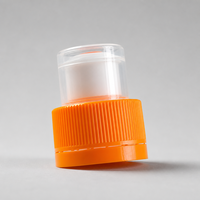 Bouchon à poussoir en plastique de qualité alimentaire Pco1810 pour poudre de boisson solide, anti-fuite, anti-enfants, pour emballages de bouteilles d'eau et de poudre de vitamines