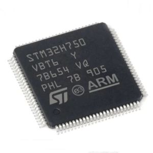 Microcontrolador de 32 bits STM32H750VBT6 Cortex-M7 MCU de un solo chip LQFP-100, procesador para aplicaciones FPGA H6 - Product Image 1