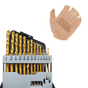 Juego de Brocas HSS Premium de 13 Piezas para Mano Izquierda, SAE 1/16"-1/4", Precisión Totalmente Rectificada para Perforación de Metal Duro y Madera - Product Image 4