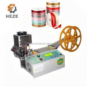 Good Performance Automatic Webbing Cutting Machine Cotton Tape Hot Cutting Machine Widening Cold And Hot Belt Machine