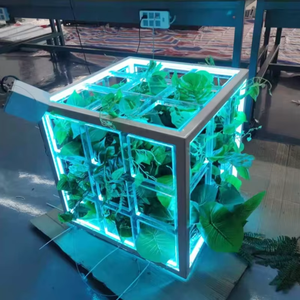 Luz Decorativa LED para Jardín Exterior SENZHAO, Diseño de Hoja Verde Ecológica, Acrílica, Luminosa - Product Image 4