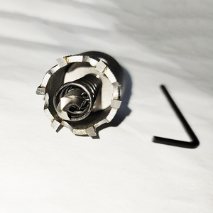 مثلث عرقوب الرمال انفجر الحفر من خلال نوع TCT التنغستن كربيد يميل حفرة المنشار مع مركز مثقاب الخشب لالفولاذ المقاوم للصدأ - Product Image 3