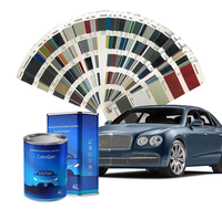 Pintura Automotriz Blanca Metálica al por Mayor de Fábrica, Reparación de Pintura para Autos, Suministros de Pintura para Autos