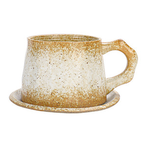 Creative rétro poterie <span class=keywords><strong>expresso</strong></span> <span class=keywords><strong>tasse</strong></span> soucoupe grande 300ml personnalisé lavable à la main en gros verres cadeau Option bricolage Logo Option - Product Image 6