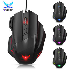 Ratón para juegos Zerodate, 7 botones, óptico USB programable con luz Led colorida para Pc, portátil, Esports - Product Image 3