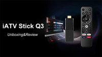 BOXPUT OTT Fire Tv Stick TV Stick OEM ODM 4K Iatv Q3 Tvstick Android 10,0 Allwinner H313 2GB 16GB 2,4G 5G GRATIS Quad Core