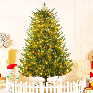 <span class=keywords><strong>Albero</strong></span> di Natale Personalizzato in PE per Interni, Densa Decorazione Natalizia Ignifuga e Lussuosa, Grande <span class=keywords><strong>Albero</strong></span> da Terra - Product Image 4