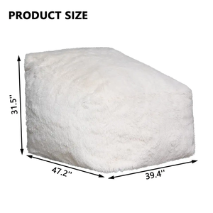 Fauteuil géant en forme de pouf pour une place fauteuil de loisir rempli de mousse à mémoire de forme fauteuil canapé de salon chaise longue gonflable pouf - Product Image 6