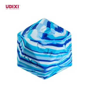 Udixi – donjons et dragons en Silicone polyédriques 20 faces rpg gel de silice D20 dés multiples bleus