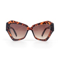 Lunettes de soleil œil de chat avancées à monture complète, protection UV400 anti-radiation, motif léopard, unisexe, de créateur, avec logo personnalisé