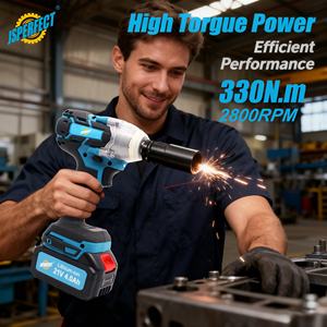 JSPERFECT ヘビーデューティー コードレス インパクト 電動レンチ 電動ドリル お買い得 電動工具 - Product Image 2