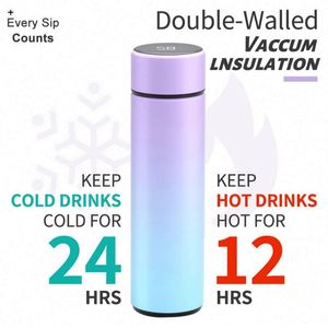 Top Seller 500ml Led Vacuum Flasks Temperature Display Stainless Steel <b>Smart</b> Water Bottle - Product Image 5