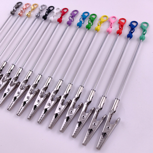 Hàn Quốc Kawaii Vòng đeo tay vòng cổ hỗ trợ đính cườm cá sấu Clip chủ thẻ thanh trống thêm hạt tiêu cự ưa thích beadable Roach Clip - Product Image 6