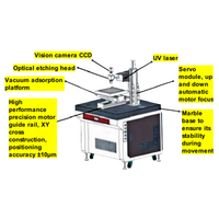 Máquina de Marcado Láser 3W 5W 10W 15W con Visión CCD, Enfoque Automático, Máquina de Marcado de Precisión para Plástico, Vidrio y PCB