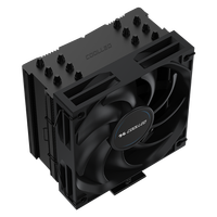 Refroidisseur d'air pour processeur COOLLEO B60S BK, dissipateur thermique à 6 caloducs, refroidissement du boîtier d'ordinateur, jeu, LGA 115X 1200 1700 1851 pour TDP250W, fluide