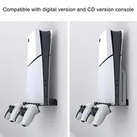 Kit de montage mural pour Play Station 5 Console mince support de contrôleur peu encombrant support d'écouteur pour PS5 Kit d'accessoires minces