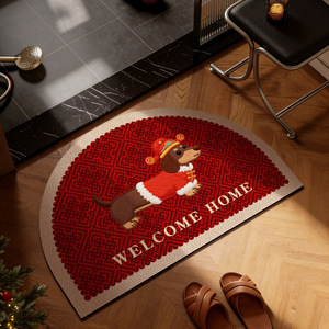 Alfombra de Baño con Diseño de Caballo, Media Luna, Absorbente, Antideslizante, Suave, de Secado Rápido, para la Entrada de la Casa - Product Image 4