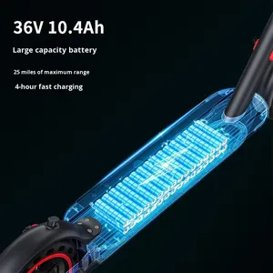 <span class=keywords><strong>Vélo</strong></span> pliable léger 350W avec pneu alvéolé de 8,5 pouces, trottinette électrique, MOTO ELECTRICA, transport urbain, skateboard - Product Image 3