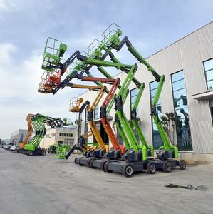 รถเครนยกสูงแบบมีแขนยืดหดได้ ขนาด 9M /11M/ 14M ใช้กันอย่างแพร่หลาย อุปกรณ์ยกของบนที่สูง รถเครนแบบมีแขนยืดหดได้ รถเครนแบบลากจูง - Product Image 6