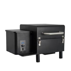 バーベキュー喫煙者大型ポータブル卓上木製ペレットグリルキャンプ用スマート温度PIDコントローラー付き - Product Image 1