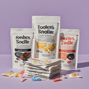 Bolsas de Plástico Personalizadas con Cierre Ziplock y Diseño de Alimentos para Empacar Galletas - Product Image 2
